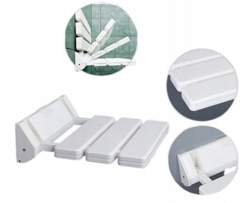 TABORET POD PRYSZNIC KRZESŁO PRYSZNICOWE STOŁEK ALUMNIOWY OPARCIE UCHWYTY na Arena.pl