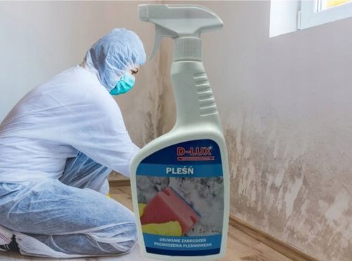 Płyn Środek do Usuwania Pleśni Grzyba D-LUX na Pleśń Czarne Osady 500ml na Arena.pl
