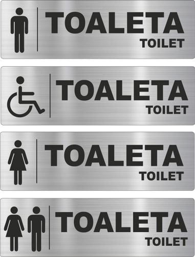 Tabliczka nierdzewna piktogram Restauracja biuro na Arena.pl