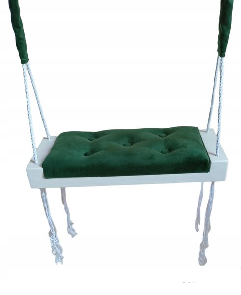 Huśtawka PŁASKA DLA DZIECI pokój dom ogród ZIELEŃ zdjęcie 1