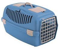 Transporter dla psa kota Stefanplast Gulliver 3 plastikowe drzwi niebieski