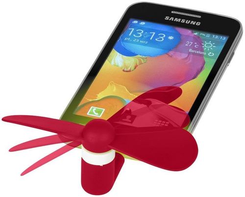 Wiatraczek na micro USB Czerwony na Arena.pl