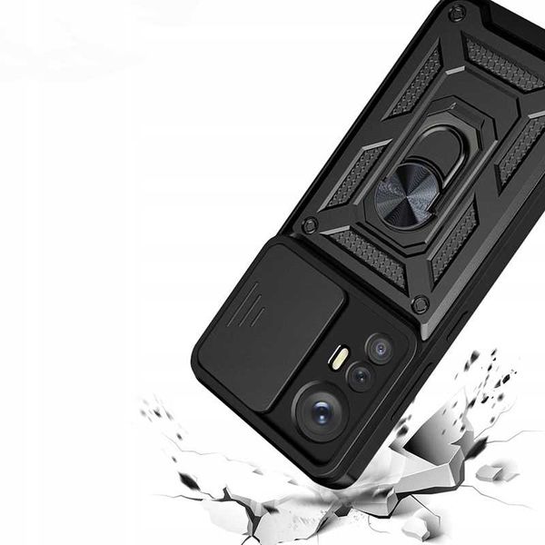 Spacecase Camring Xiaomi 12/12X Black zdjęcie 3