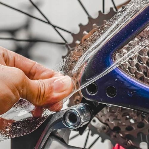 Folia Ochronna Na Rower 5cmx5M Taśma PPF Bezbarwna Samoprzylepna Na Rame na Arena.pl