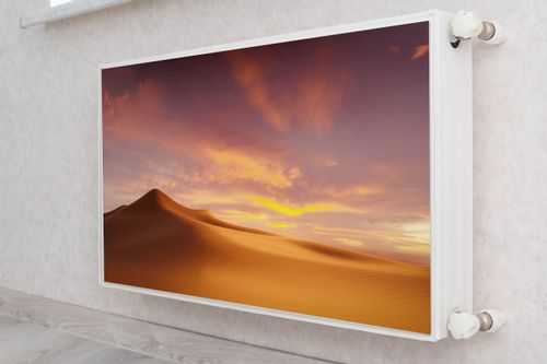 Mata MAGNETYCZNA Grzejnika Pustynna Wydma Zachód Słońca 120cm x 60cm na Arena.pl