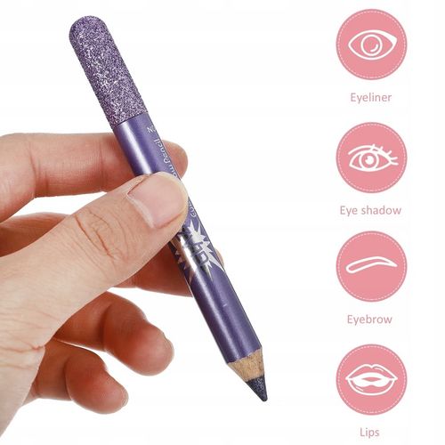 Cienie Do Powiek w Kredce kredka konturówka eyeliner Brokatowe 12 szt kolor na Arena.pl