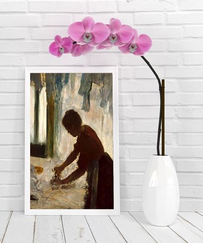 A Woman Ironing, Edgar Degas - plakat 70x100 cm na Arena.pl
