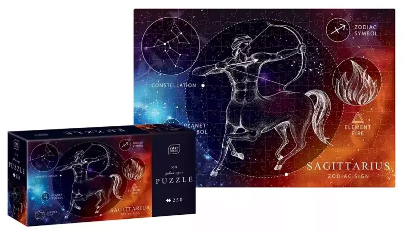 Puzzle 250 elementów. Zodiac Signs 9. Strzelec zdjęcie 1
