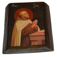 Ikona Święty Jan patron introligatorów, kreślarzy, papierników, pisarzy