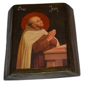 Ikona Święty Jan patron introligatorów, kreślarzy, papierników, pisarzy