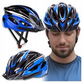 Kask Rowerowy Regulowany Szosowy Męski z Daszkiem na Rower mtb 54-62