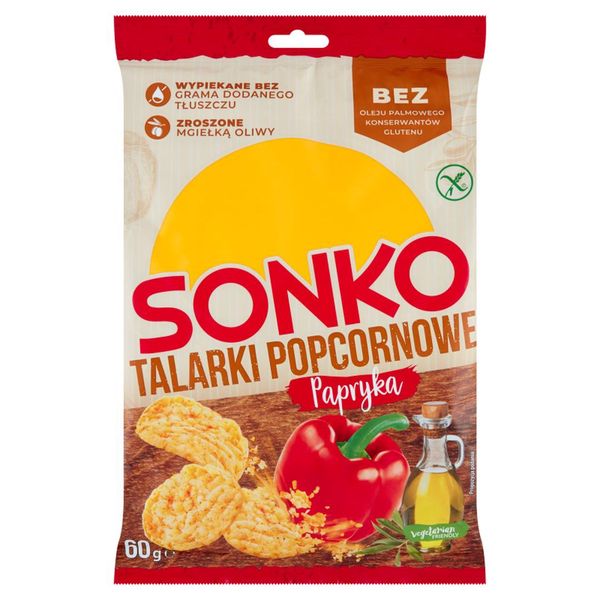 Sonko Talarki popcornowe papryka 60 g zdjęcie 1