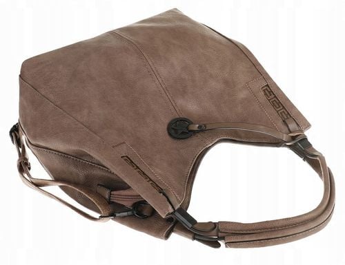 Tommasini Torebka Damska Listonoszka Duża Torba Shopper Worek 2692 Beżowa na Arena.pl