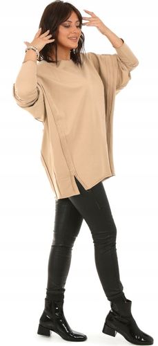 F637 TUNIKA oversize KIMONO przeszycia na Arena.pl