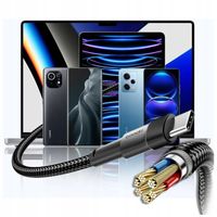 2x Szybki Kabel USB typ C 100W 2M Szybka Ładowarka Mocny ZESTAW