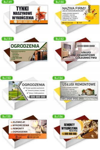 Wizytówki firmowe Foliowane 1000 szt duży wybór wzorów MEDYCYNA ESTETYCZNA na Arena.pl