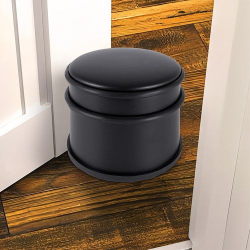 Stoper do drzwi stalowy czarny 9 cm na Arena.pl