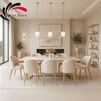 Krzesło Tapicerowane Premium KL-2 Jasny Beż Piano 02