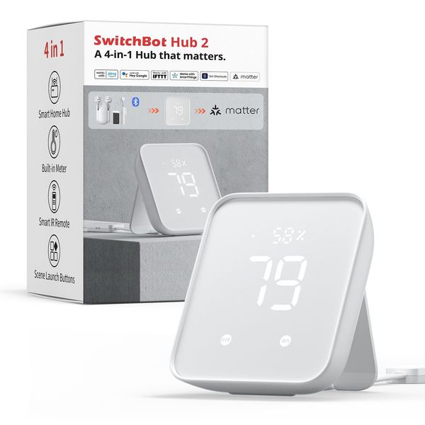SWITCHBOT INTELIGENTNA CENTRALKA MATTER HUB 2 WIFI HOMEKIT BLUETOOTH IR zdjęcie 10
