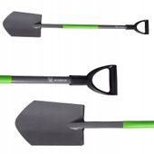 KADAX Łopata Szpadel Ostry 119cm metalowy Ogrodowy Saperka Ergo sztychówka