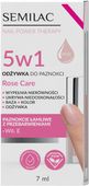 SEMILAC Odżywka do paznokci Nail Power Therapy 5w1 Rose Care 7 ml