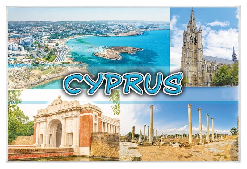 Cypr - magnes szklany zdjęcie 1