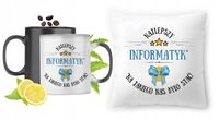 Dla Informatyka Zestaw Kubek Magiczny + Poduszka Z Nadrukiem Ze Zdjęciem