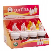 Wkład do zniczy LED Cortina Minor Mix Kolor 12szt.