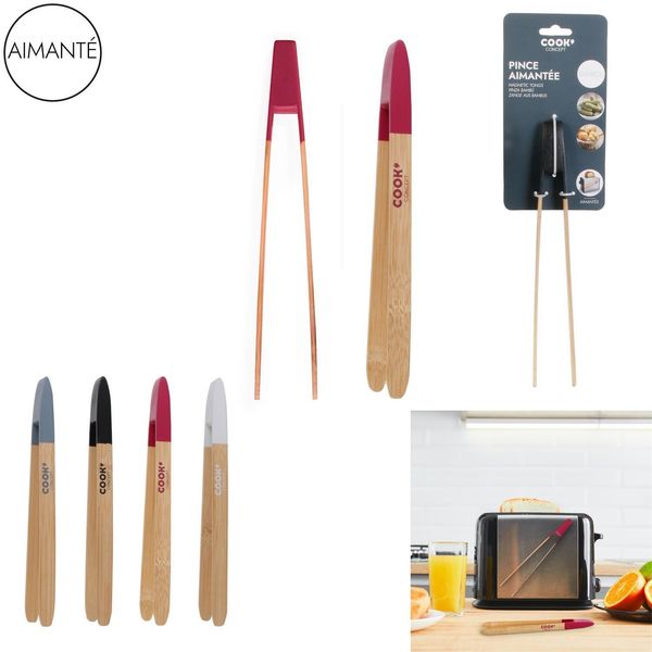 Bambusowe szczypce do serwowania zdjęcie 3