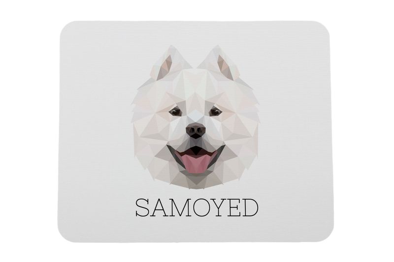 Samojed podkładka geometryczny Art-Dog zdjęcie 1