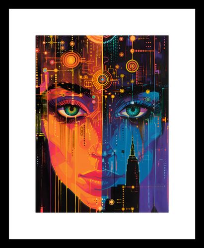 Plakat 15x20cm Cyfrowa Psyche na Arena.pl