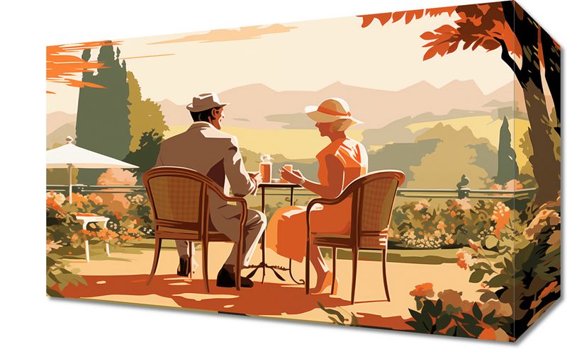 Obraz 30x20cm Retro Randka zdjęcie 1