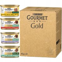 Gourmet Gold Karma dla kotów pasztet z kawałkami królika 85 g