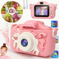 APARAT CYFROWY DLA DZIECI FOTOGRAFICZNY GRY KAMERA ZABAWKA JEDNOROŻEC 40MPX