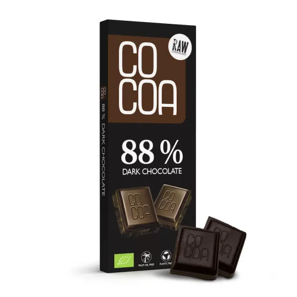 Czekolada Gorzka 88 % BIO 40 g - Cocoa zdjęcie 1