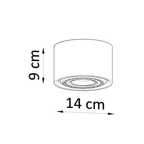 Plafon BASIC 1 beton na Arena.pl
