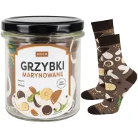 SKARPETKI DAMSKIE GRZYBY W SŁOIKU SOXO ŚMIESZNY PREZENT DLA BABCI 35-40