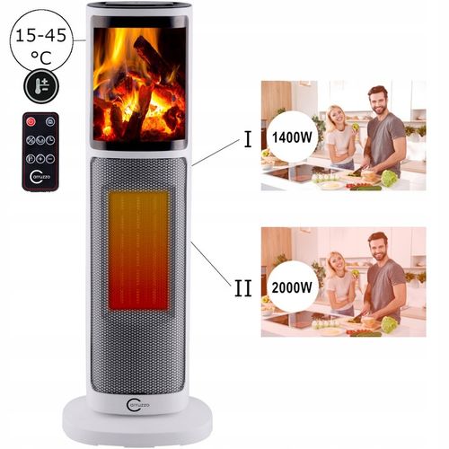 GRZEJNIK ELEKTRYCZNY FARELKA domowy łazienkowy TERMOWENTYLATOR TERMOSTATEM na Arena.pl