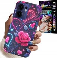 ETUI DO OPPO FIND X5 LITE - SERCE, RÓŻA, NASTOLETNIE CASE + SZKŁO