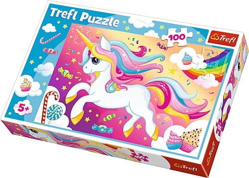 Trefl Puzzle Piękny jednorożec 100 el. na Arena.pl