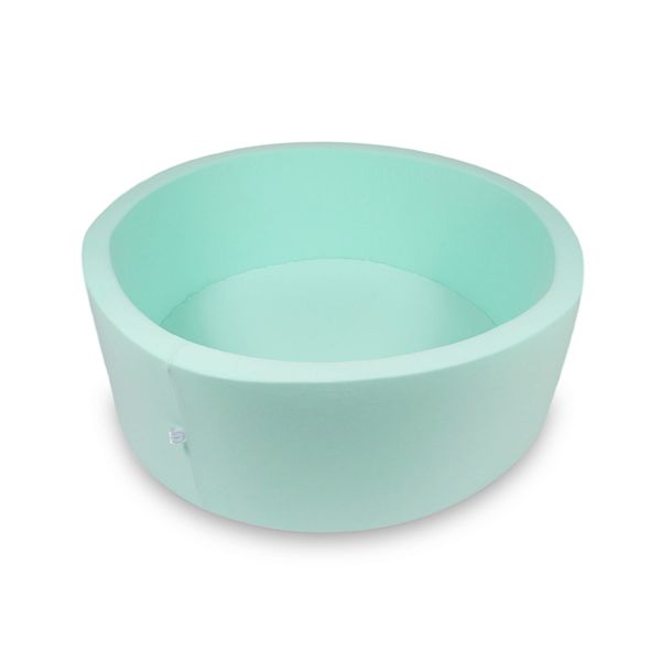 Suchy basen 110x40cm miętowy bez piłek zdjęcie 1