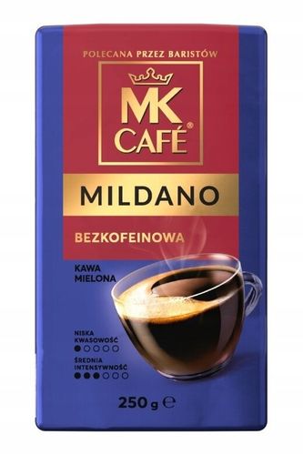 Kawa mielona MK Cafe Mildano 250g - bezkofeinowa na Arena.pl
