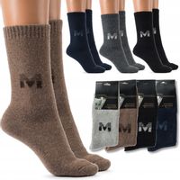 4x SKARPETY męskie FROTTE Ciepłe TERMICZNE trwałe WEŁNIANE mocne JAKOŚĆ