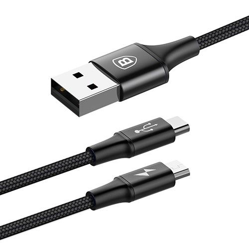 Baseus Kabel Rapid USB 2w1 Micro Usb + USB C na Arena.pl