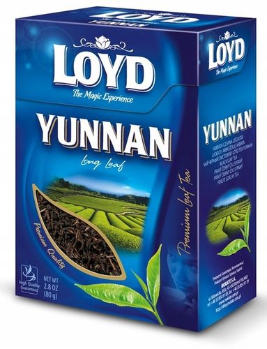 Chińska Herbata Czarna Liściasta Yunnan Long Leaf Bogaty Smak 80g LOYD na Arena.pl