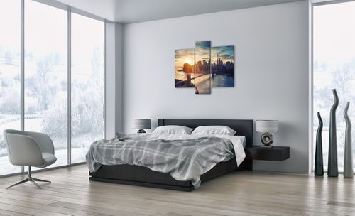 Obraz Na Płótnie - Ny Most Brooklin - 95X80 Cm - Cb95X80-3733 na Arena.pl