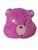 Poduszka jasiek kształtka 36x32 cm CARE BEARS TROSKLIWE MISIE Fioletowa