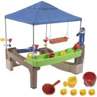 STEP2 Wodne Centrum Zabawy Pompą i Baldachimem Pump Splash Shady Oasis