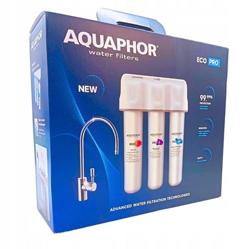 Aquaphor Eco Pro filtr wody pod zlew + kran, kompletny filtr wody z kranem na Arena.pl