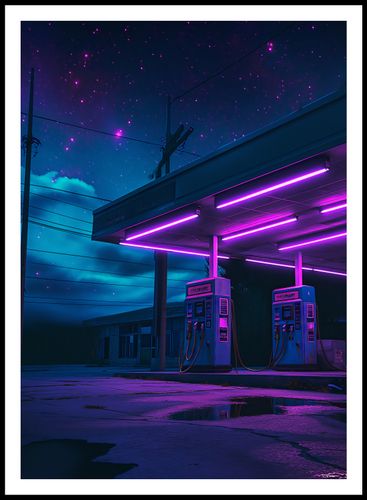 Plakat 64x90cm Moc Neonowej Nocy na Arena.pl